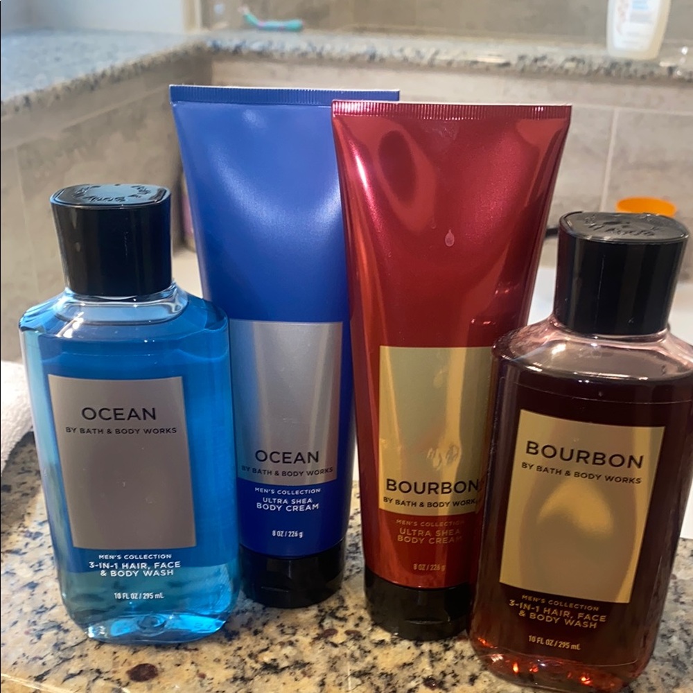 Bath & Body Works Ocean and Bourbon Collection